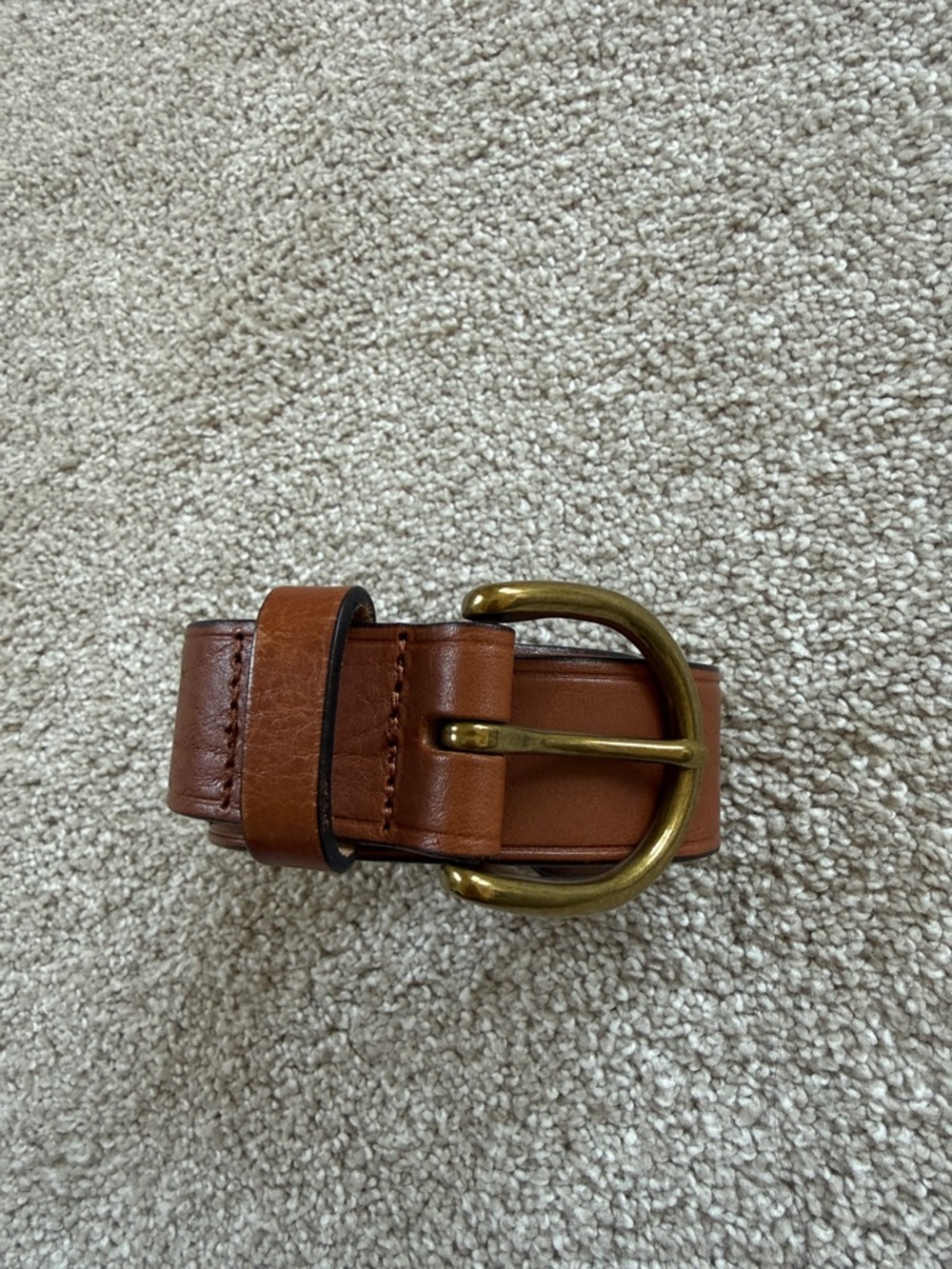 Madewell Leather Cognac Belt